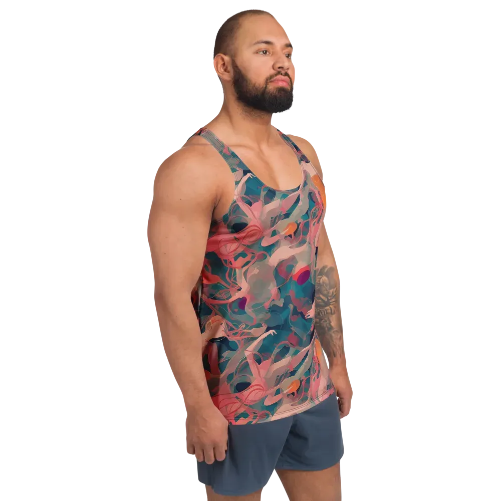 Chromatique Swirl on Men's Tank Top — Right Front