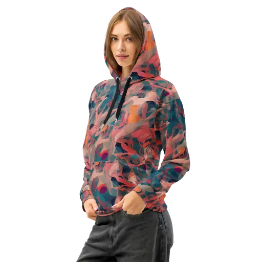 Chromatique Swirl on a Cotton Hoodie