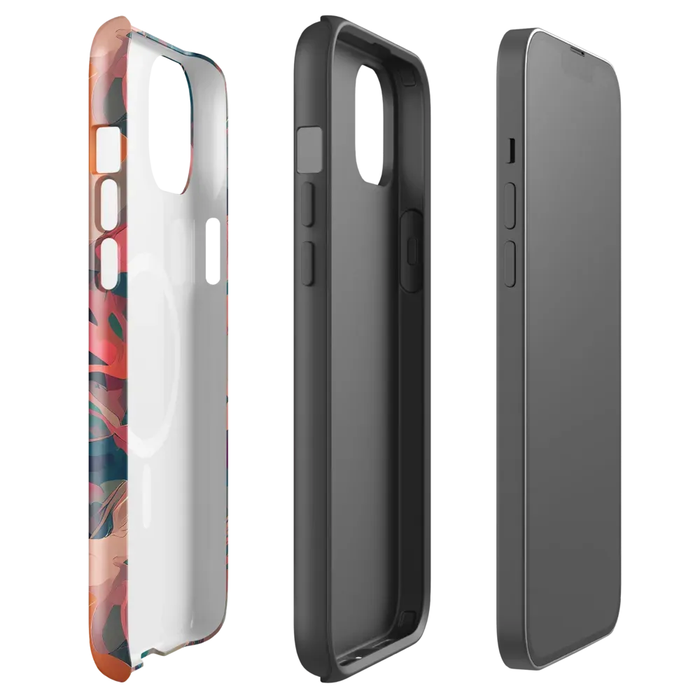 Chromatique Swirl on MagSafe Tough Case for iPhone® — Front