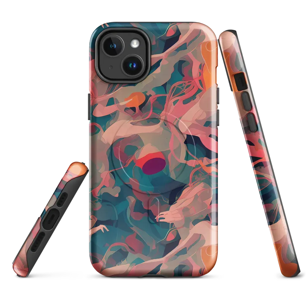 Chromatique Swirl on MagSafe Tough Case for iPhone® — Front
