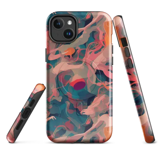 Chromatique Swirl on a MagSafe Tough Case for iPhone®