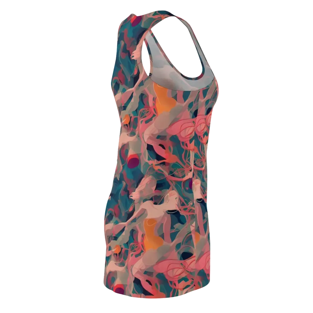 Chromatique Swirl on Racerback Dress — Back Side