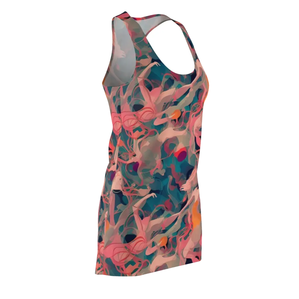 Chromatique Swirl on Racerback Dress — Front Side