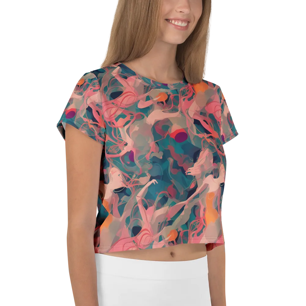 Chromatique Swirl on Crop Tee — Right