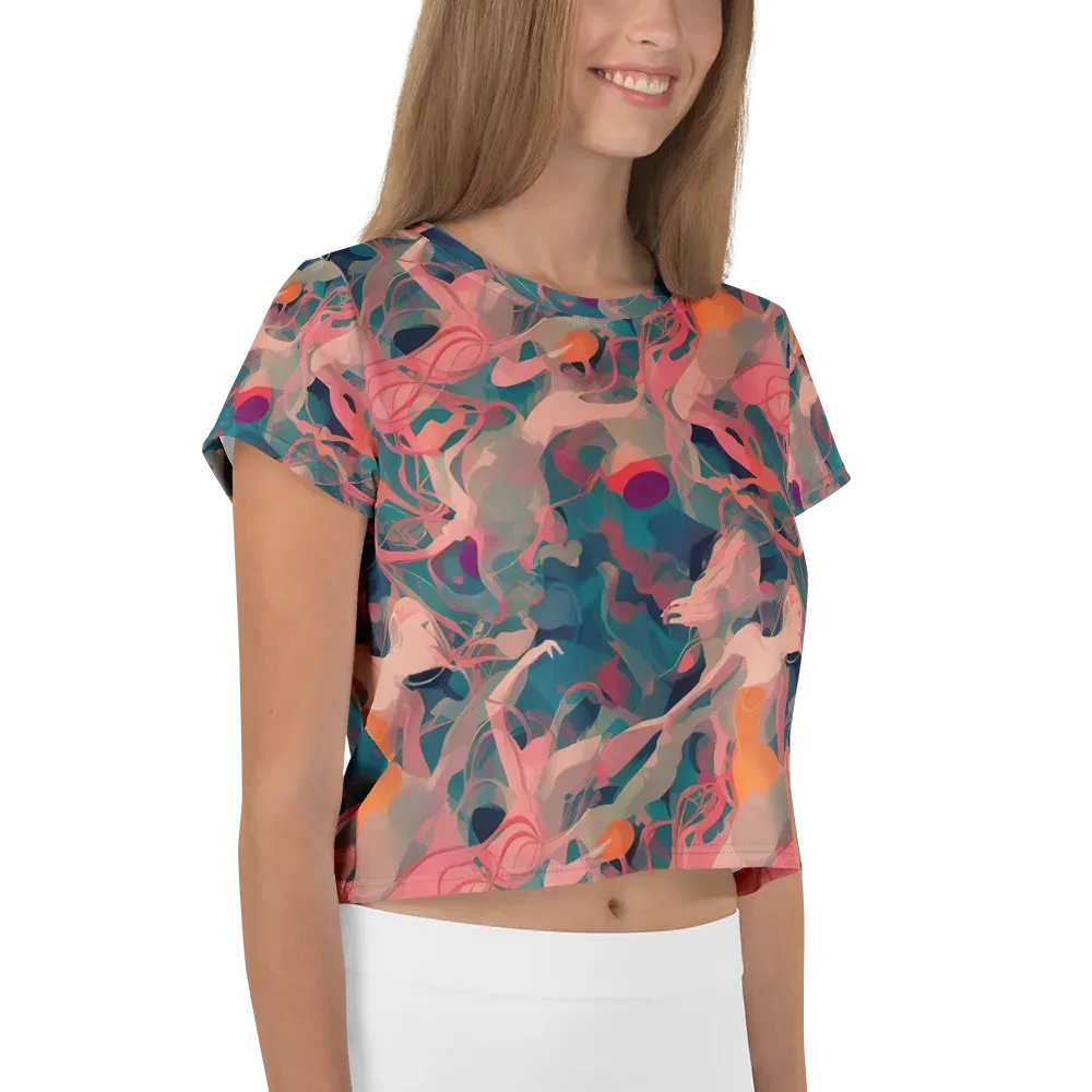 Chromatique Swirl on Crop Tee — Right