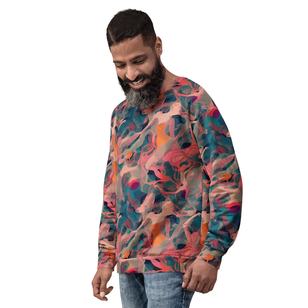 Chromatique Swirl on Sweatshirt — Left Front