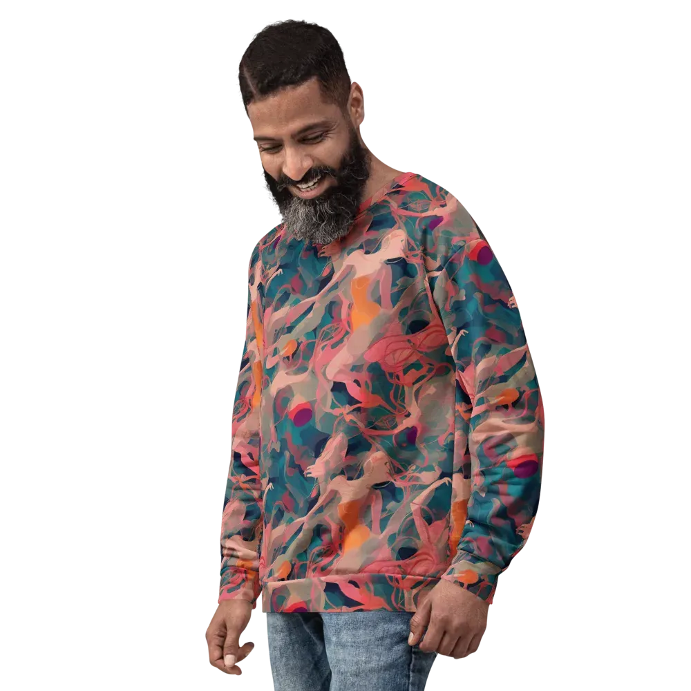 Chromatique Swirl on Sweatshirt — Left Front
