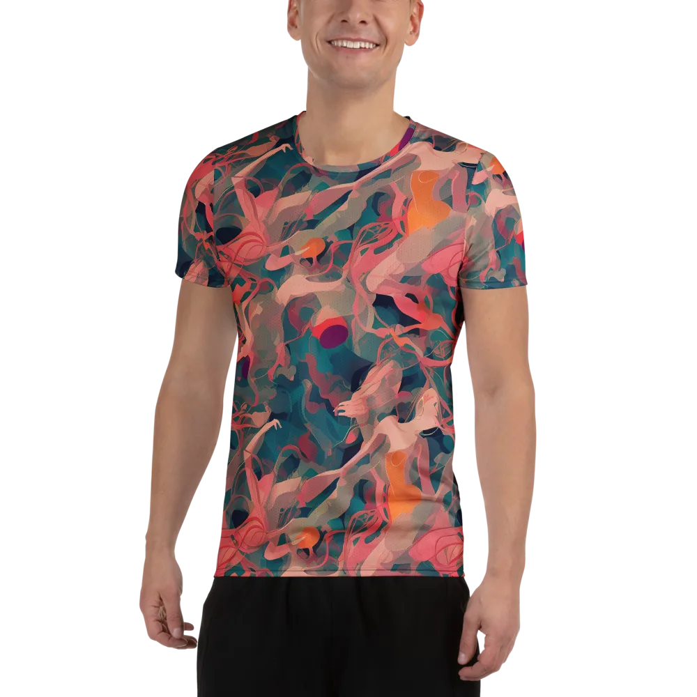Chromatique Swirl on Men's Athletic T-Shirt — Front