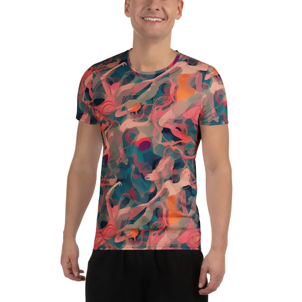 Chromatique Swirl on Men's Athletic T-Shirt — Front