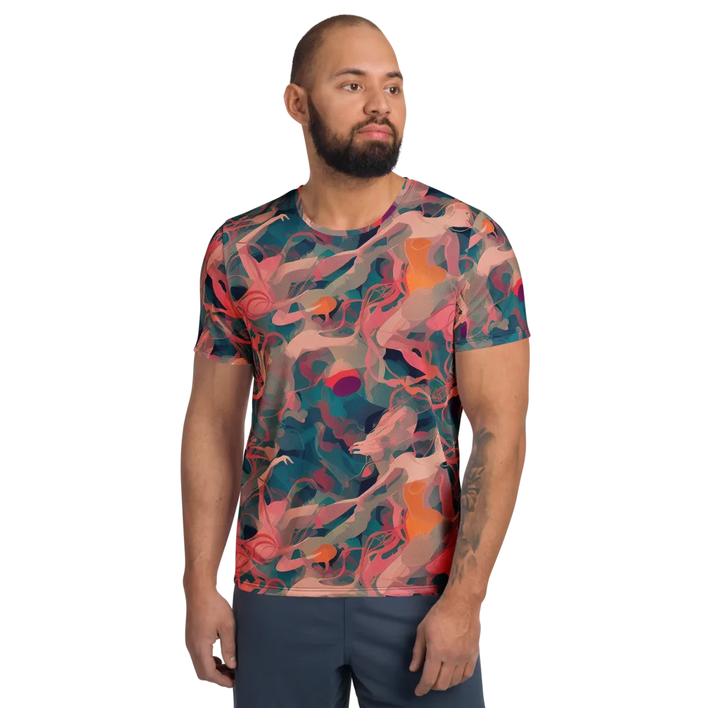 Chromatique Swirl on Men's Athletic T-Shirt — Front