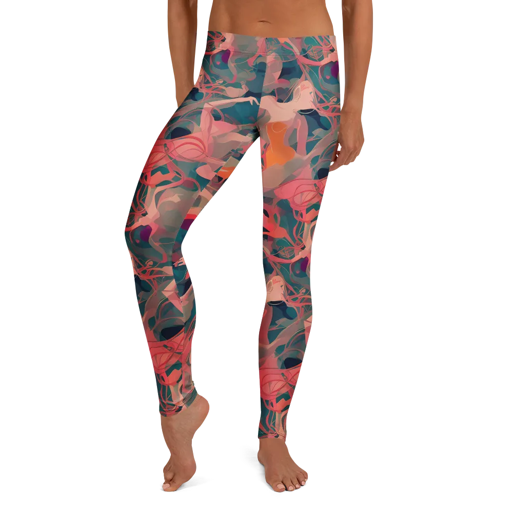 Chromatique Swirl on Leggings — Front
