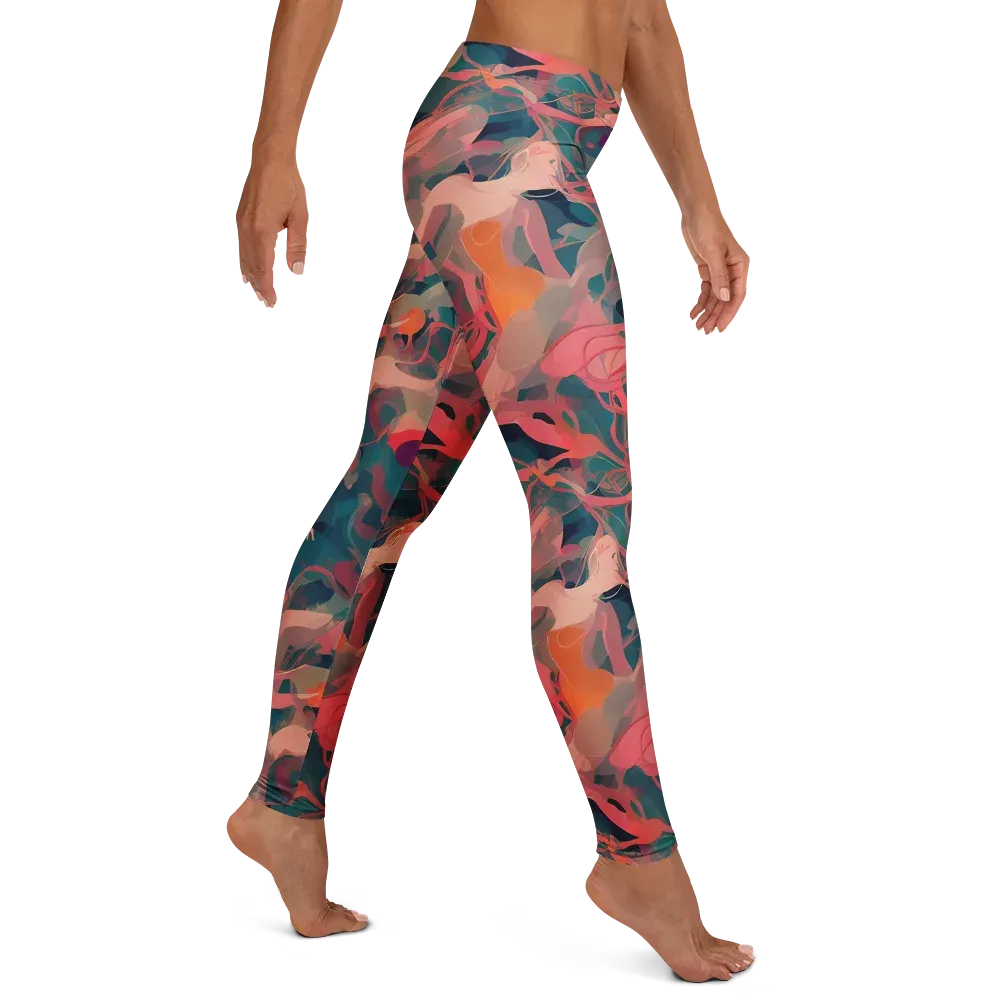 Chromatique Swirl on Leggings — Right