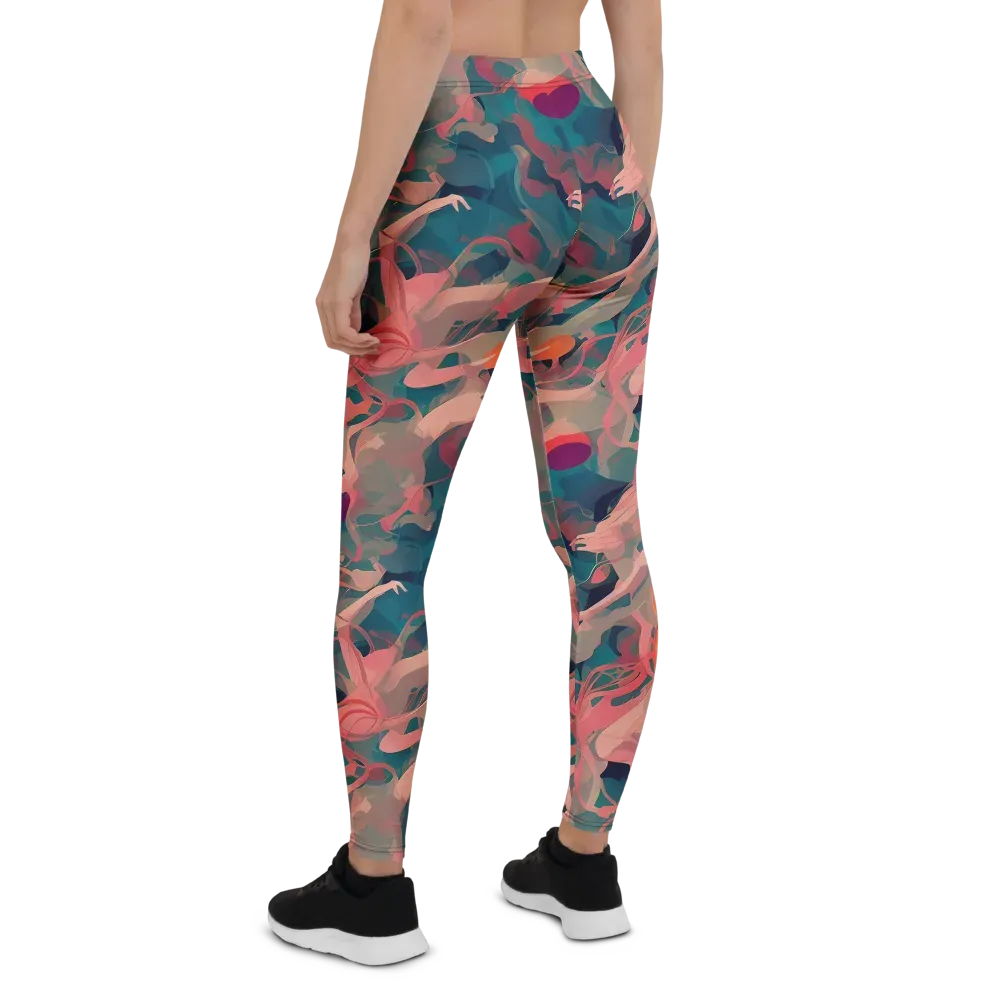 Chromatique Swirl on Leggings — Back