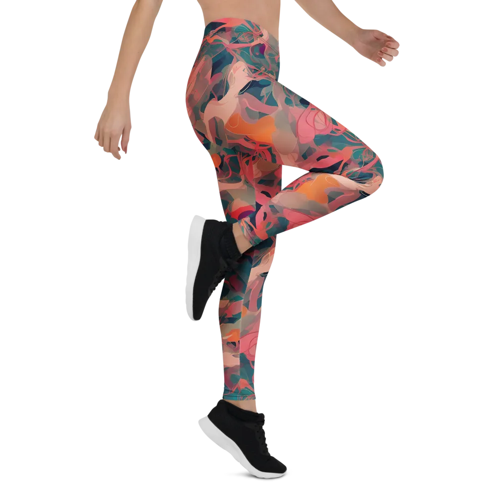Chromatique Swirl on Leggings — Right