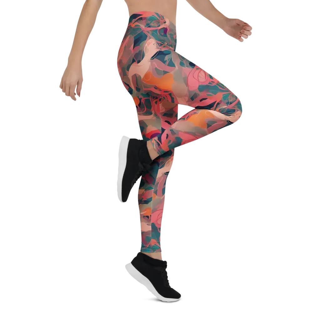 Chromatique Swirl on Leggings — Right
