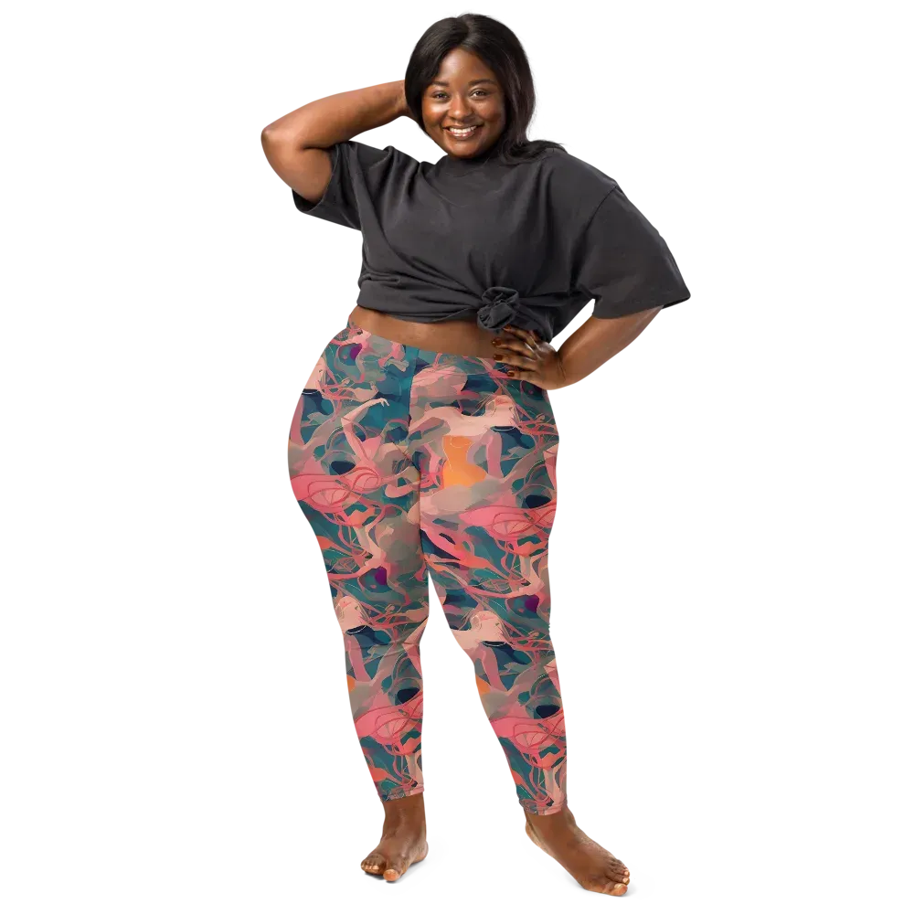 Chromatique Swirl on Leggings — Front