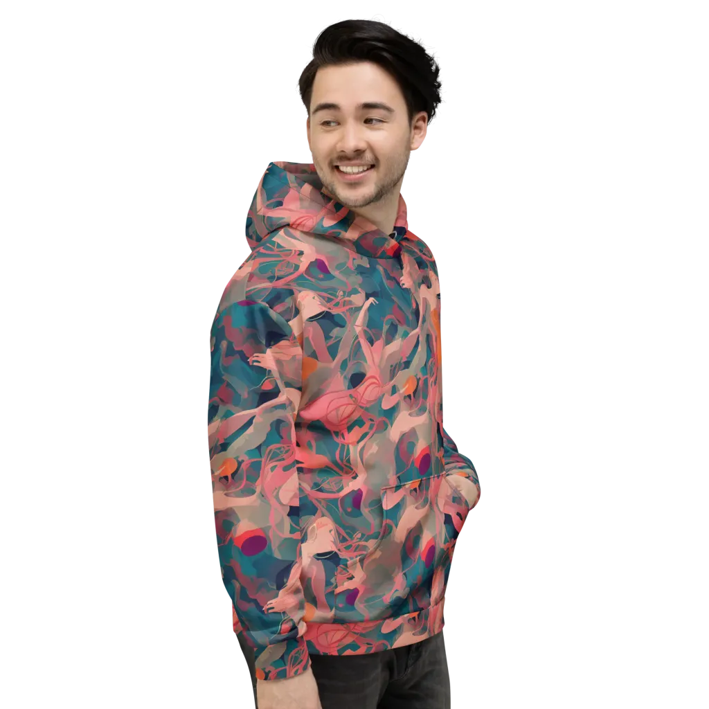 Chromatique Swirl on Hoodie — Right