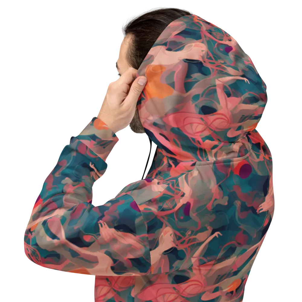Chromatique Swirl on Hoodie — Back