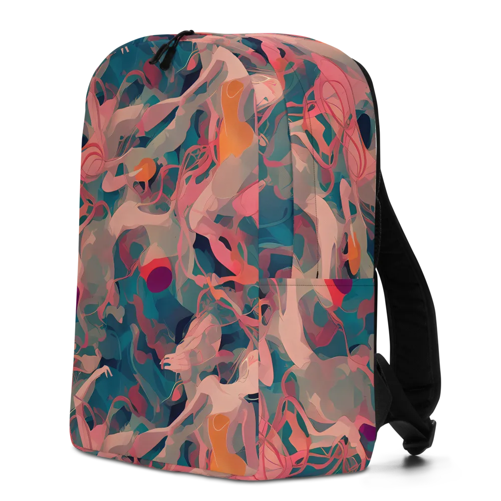 Chromatique Swirl on Minimalist Backpack — Left