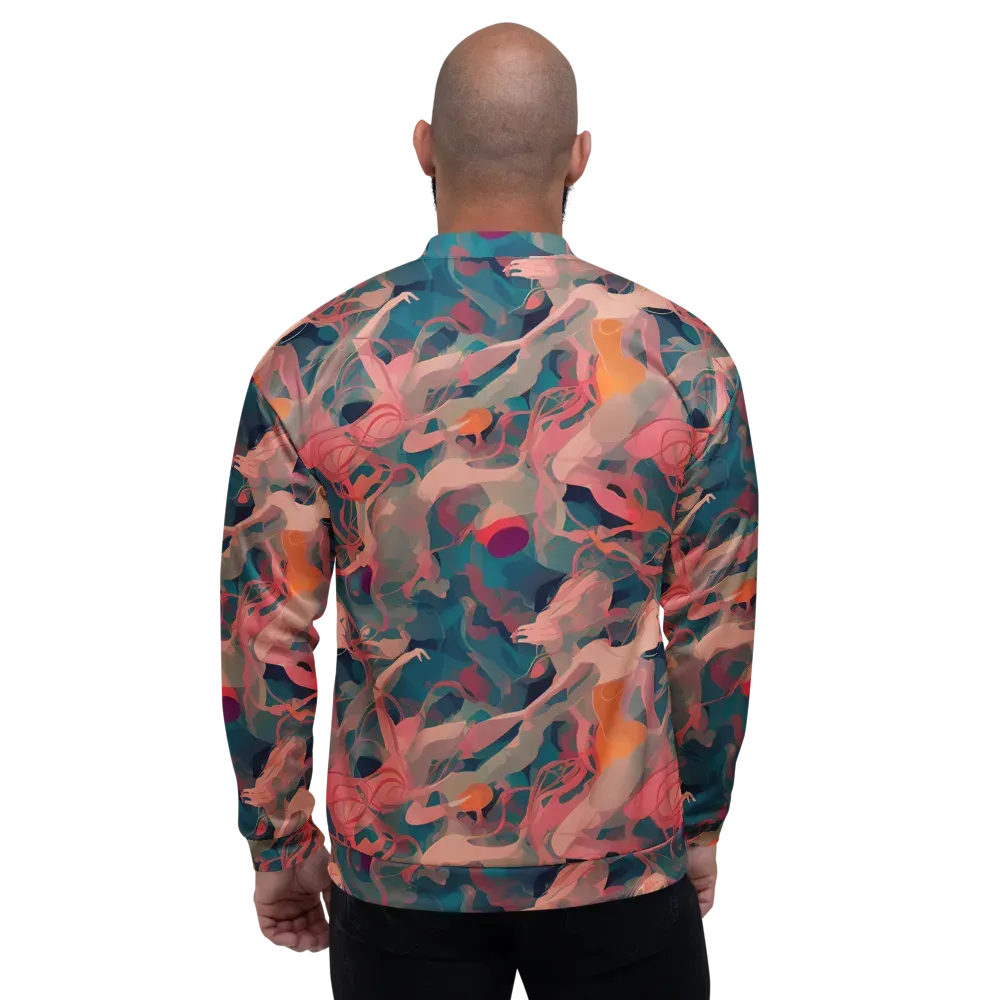Chromatique Swirl on Bomber Jacket — Back