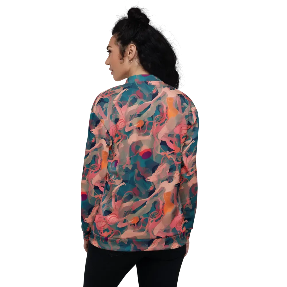 Chromatique Swirl on Bomber Jacket — Back
