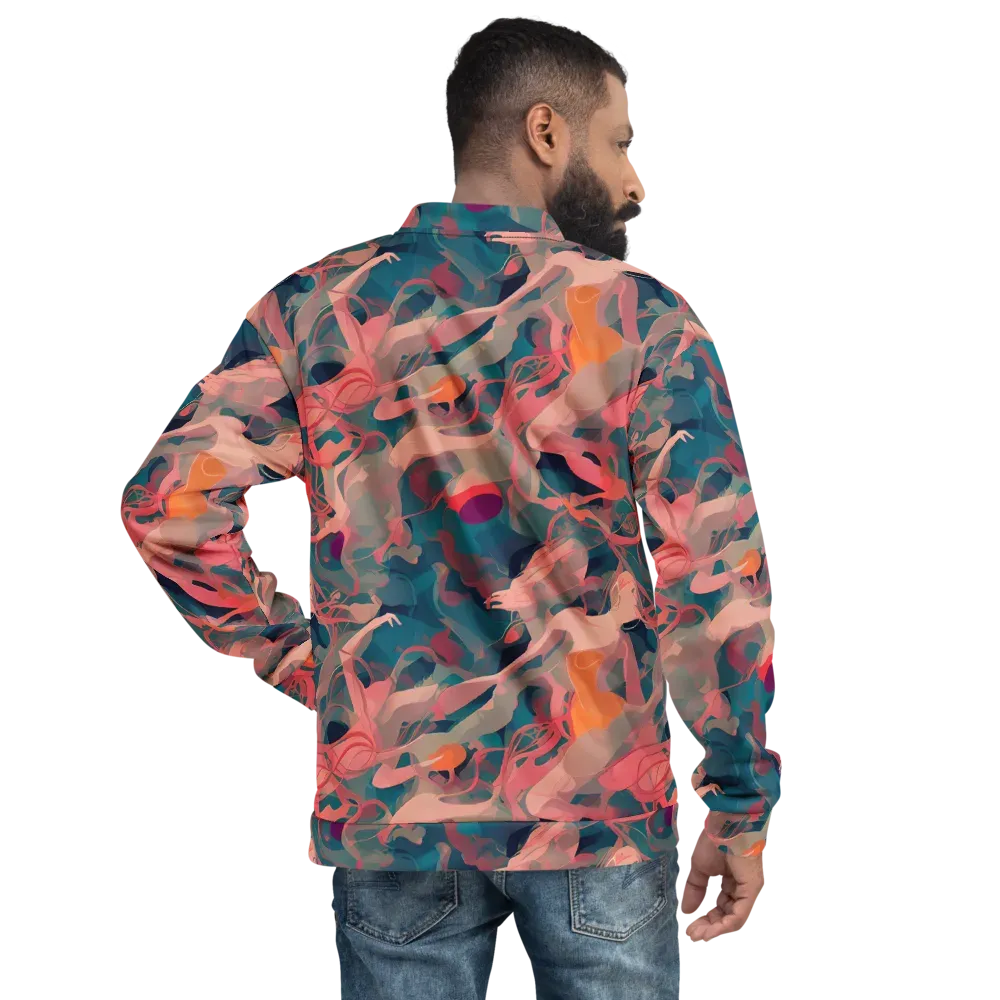 Chromatique Swirl on Bomber Jacket — Back