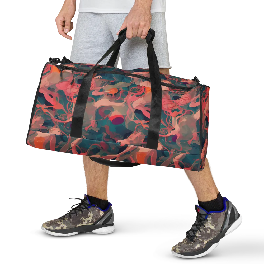 Chromatique Swirl on Duffle Bag — Front