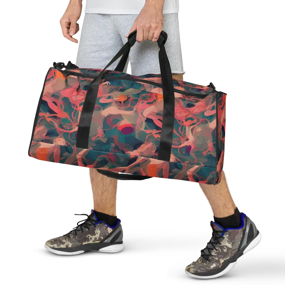 Chromatique Swirl on Duffle Bag — Front