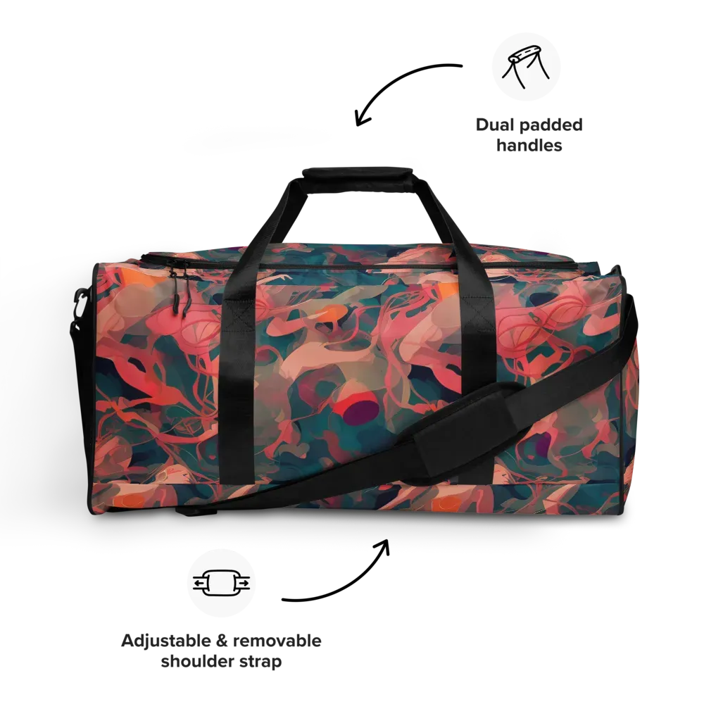 Chromatique Swirl on Duffle Bag — Front