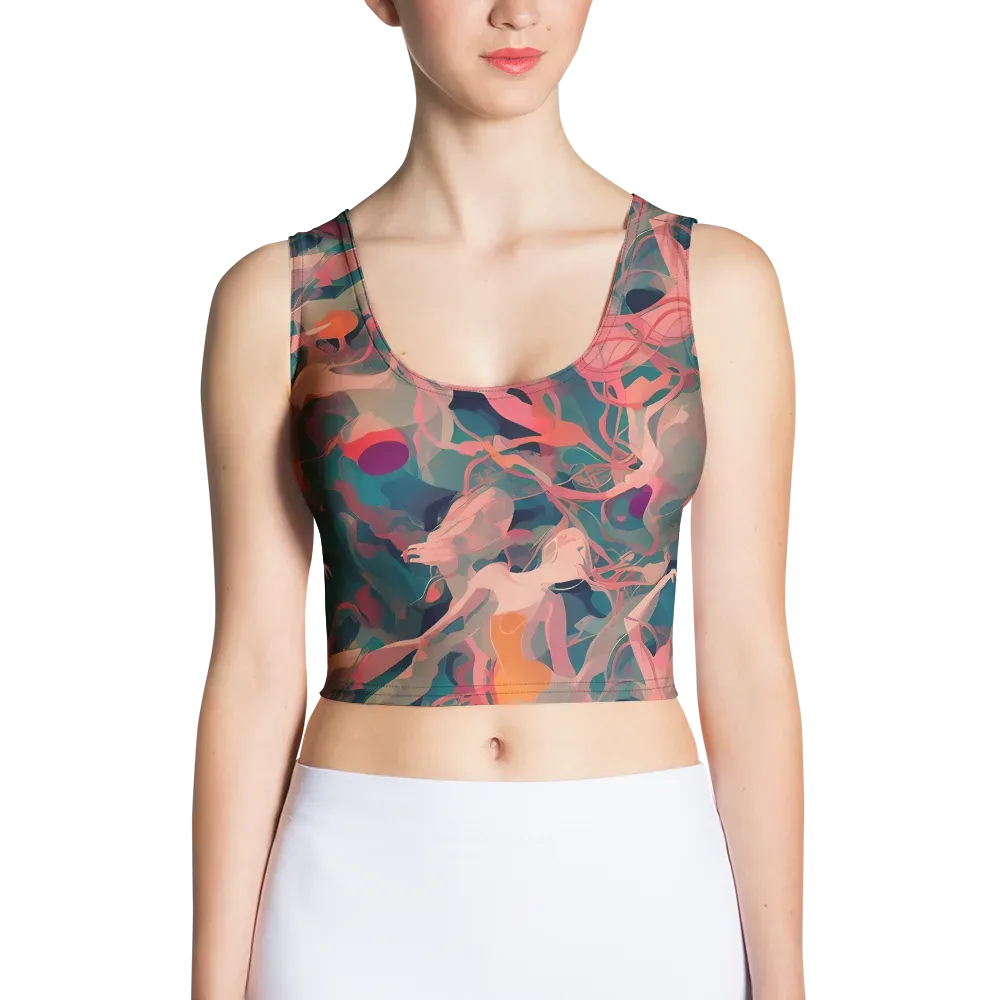 Chromatique Swirl on Crop Top — Front