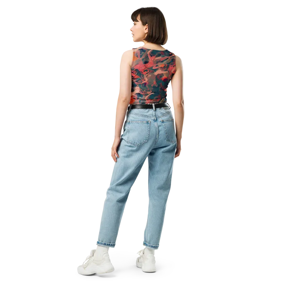 Chromatique Swirl on Crop Top — Back