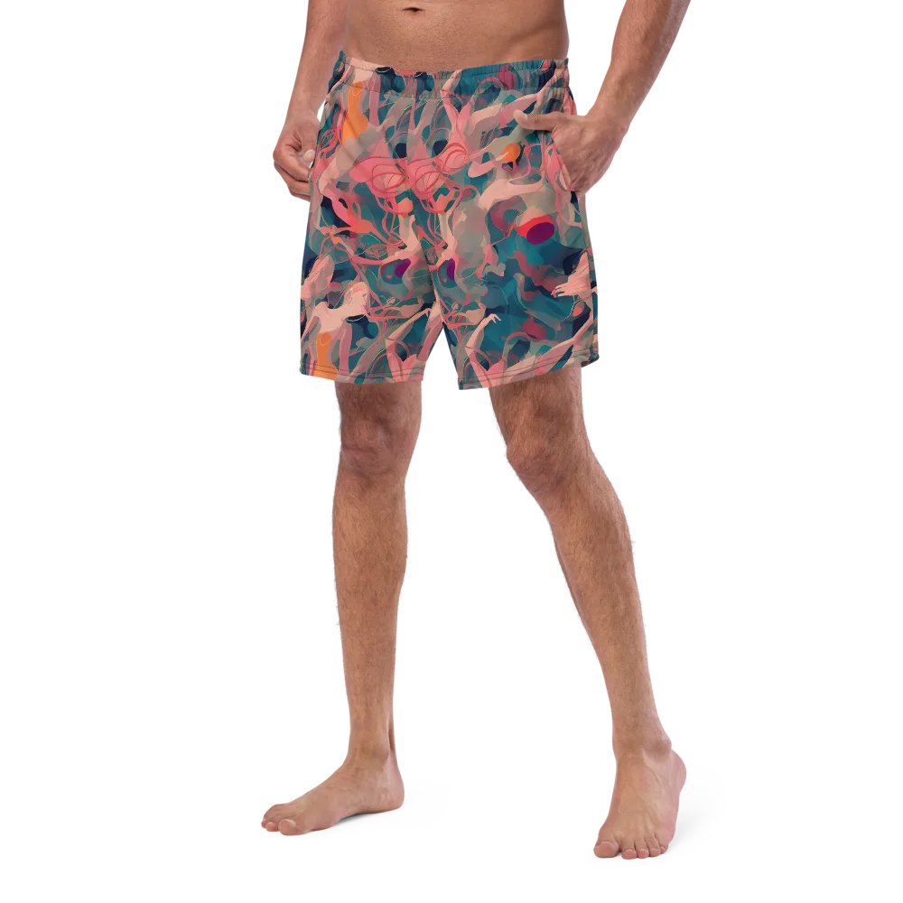 Chromatique Swirl on Swim Trunks — Left Front
