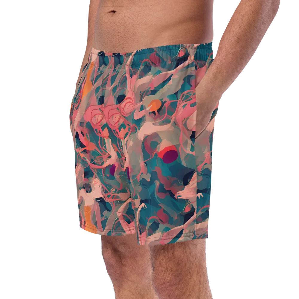 Chromatique Swirl on Swim Trunks — Left Front