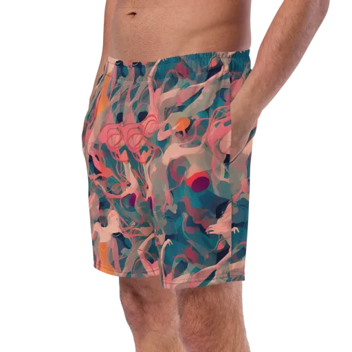 Chromatique Swirl on a Swim Trunks