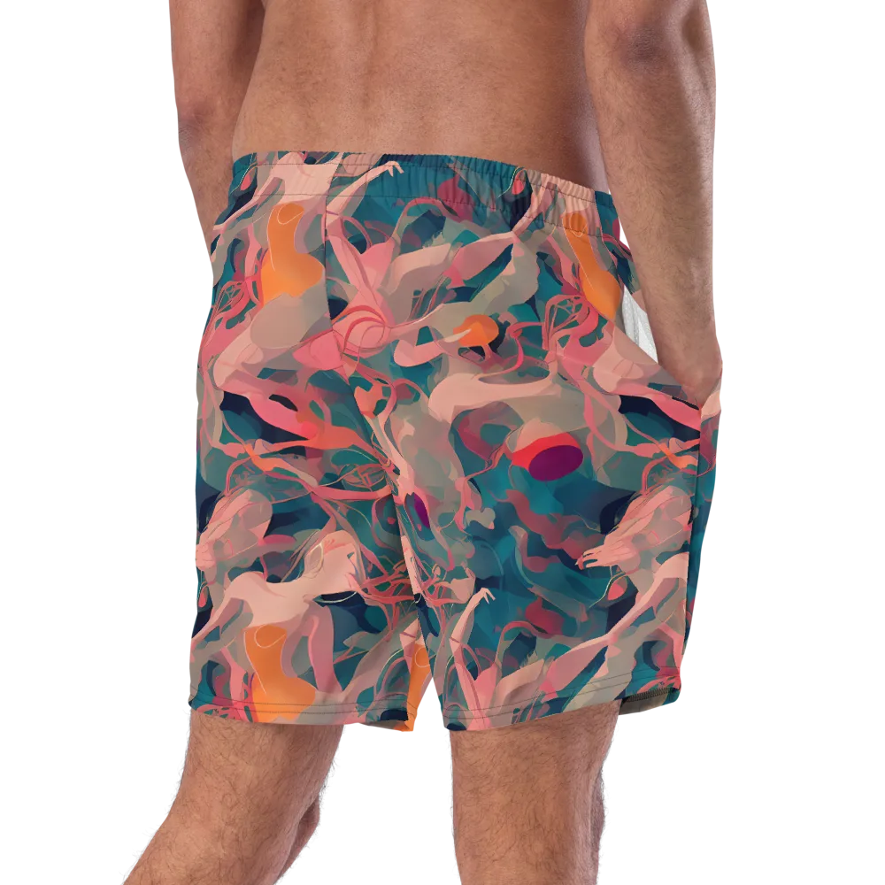 Chromatique Swirl on Swim Trunks — Right Back