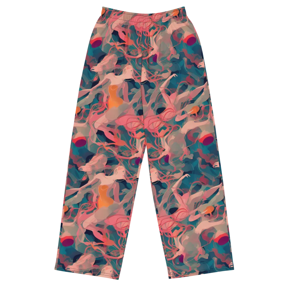 Chromatique Swirl on Wide-Leg Pants — Front