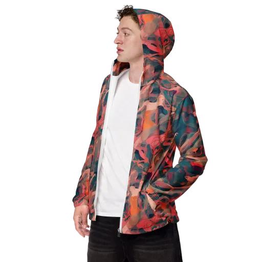 Chromatique Swirl on a Men's Windbreaker