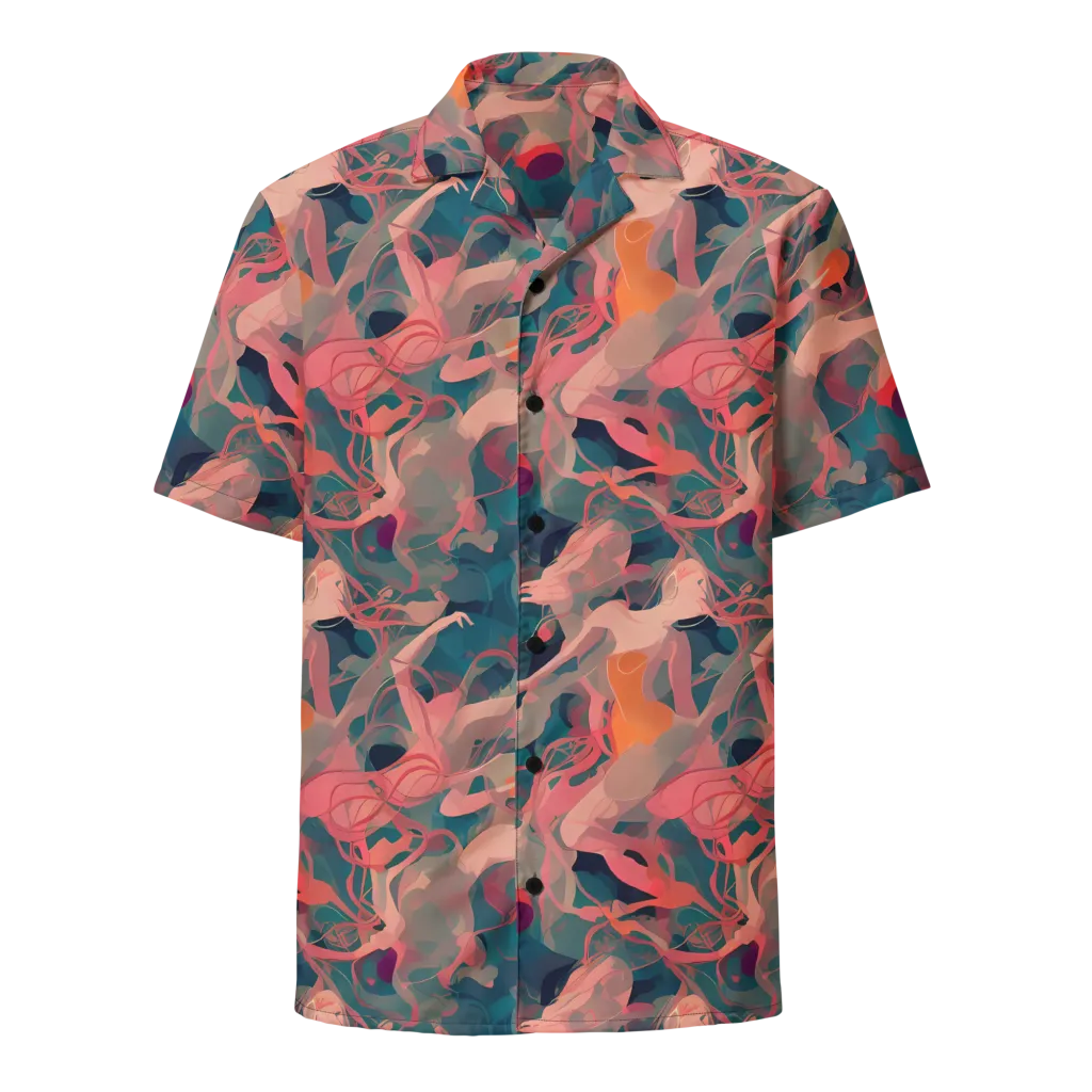 Chromatique Swirl on Button Shirt — Front