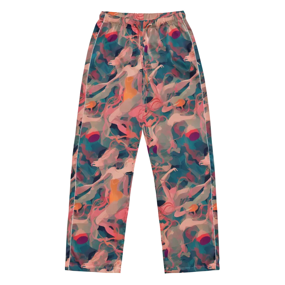 Chromatique Swirl on Women's Pajama Pants — Front
