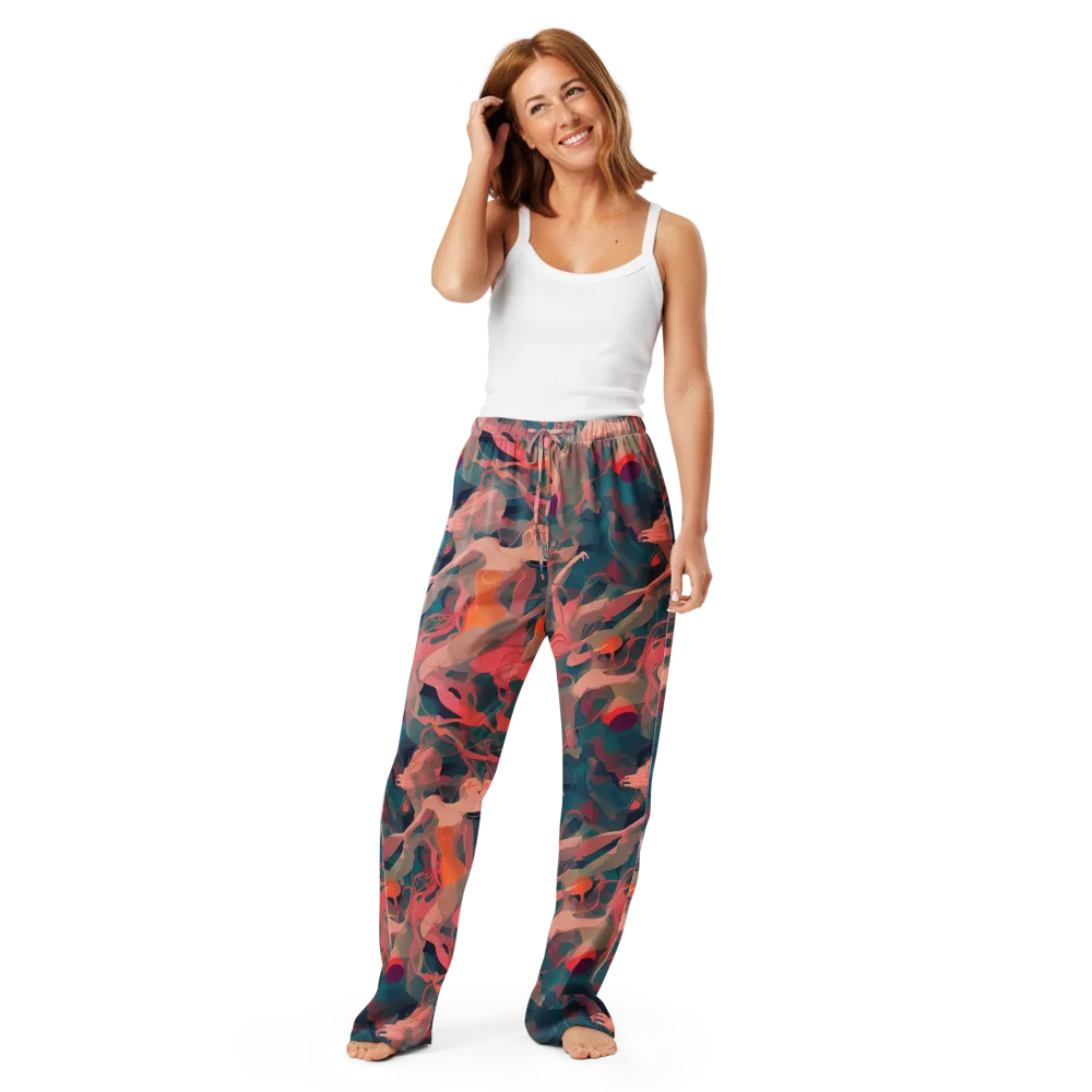 Chromatique Swirl on Women's Pajama Pants — Front