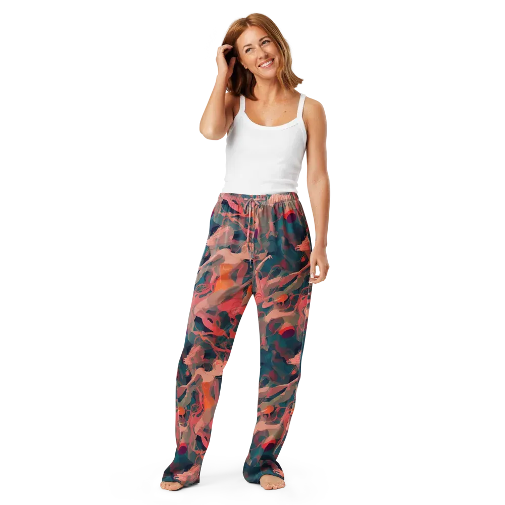 Chromatique Swirl on Women's Pajama Pants — Front
