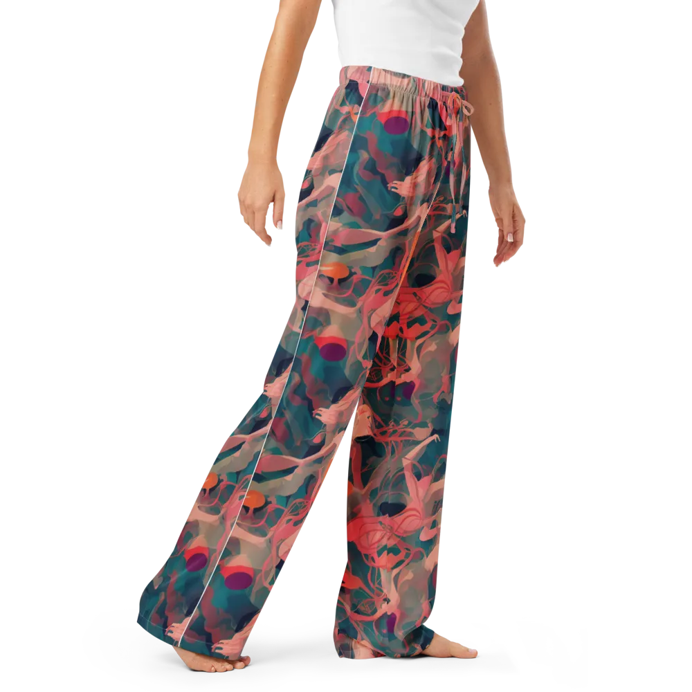 Chromatique Swirl on Women's Pajama Pants — Right Front