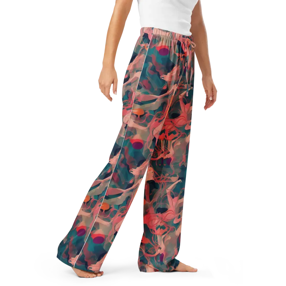 Chromatique Swirl on Women's Pajama Pants — Right Front