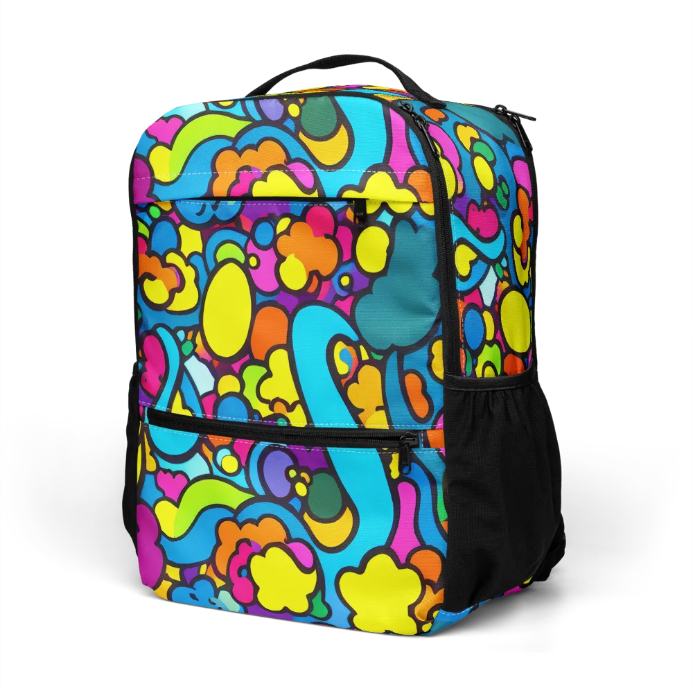 Pop Playland on Utility Backpack — Left Front