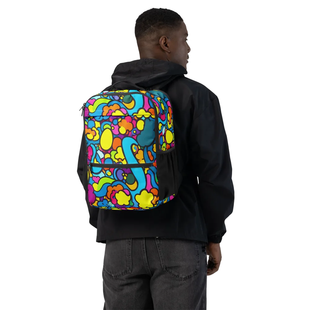 Pop Playland on Utility Backpack — Back