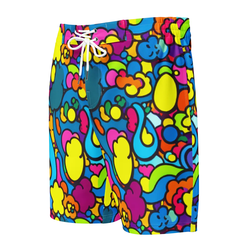 Pop Playland on Men's Board Shorts — Front
