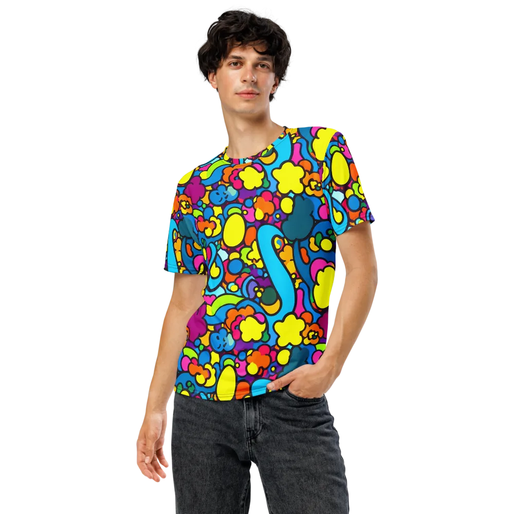 Pop Playland on Men's Crew Neck T-Shirt — Front