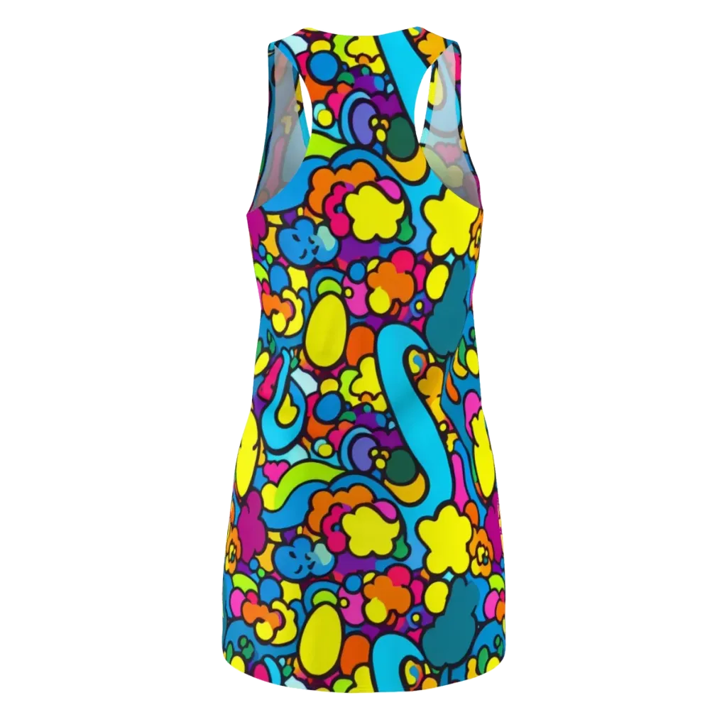 Pop Playland on Racerback Dress — Back