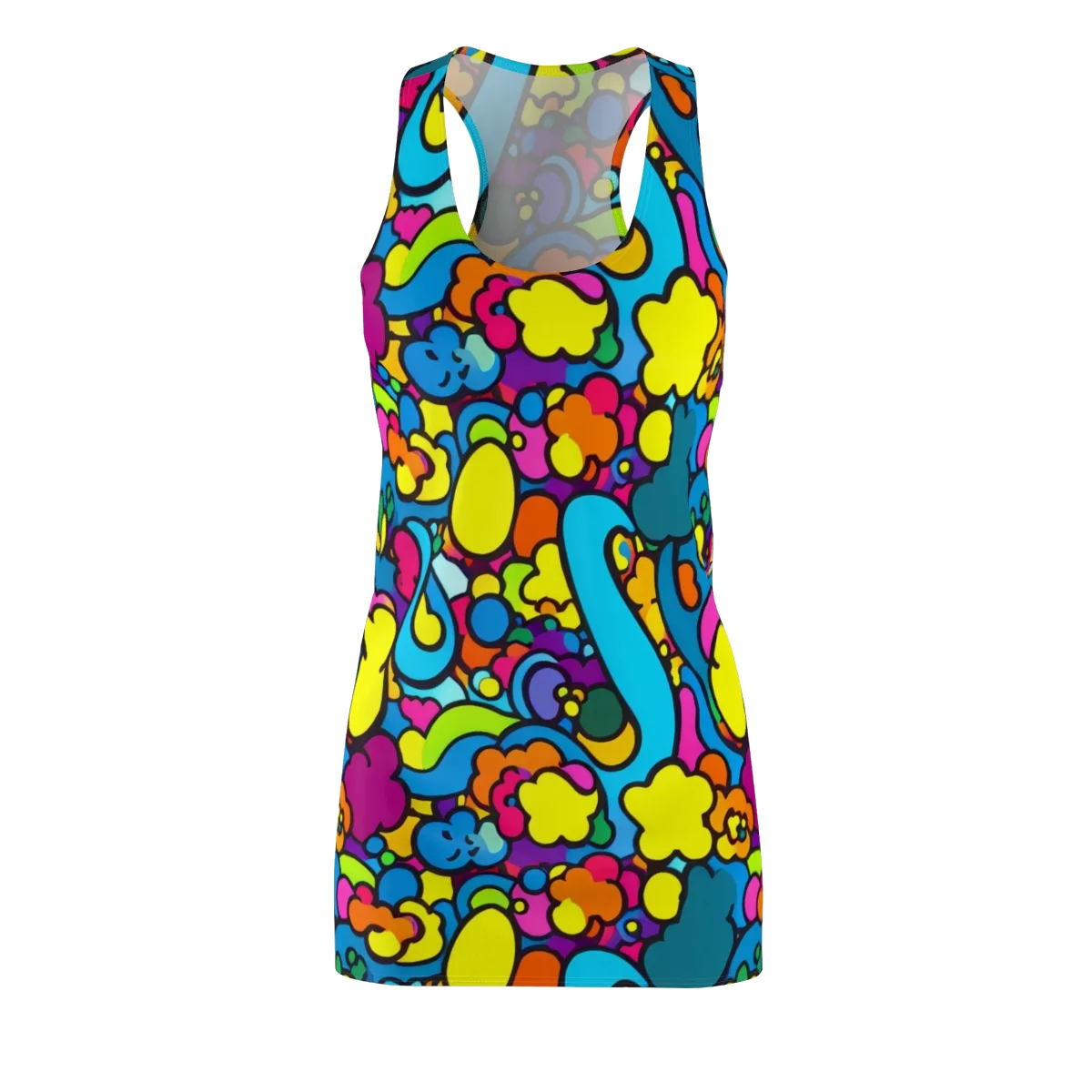 Pop Playland on Racerback Dress — Front