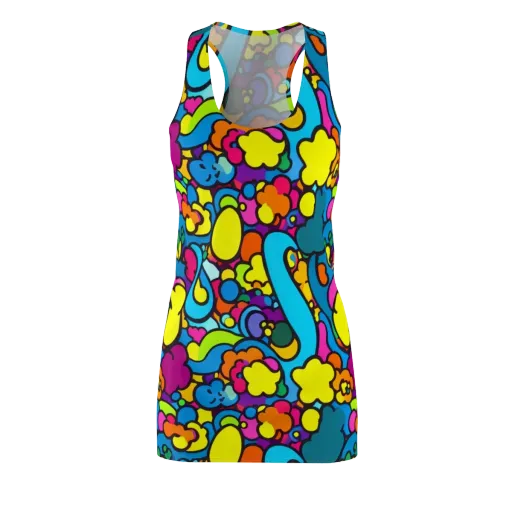 Pop Playland on a Racerback Dress